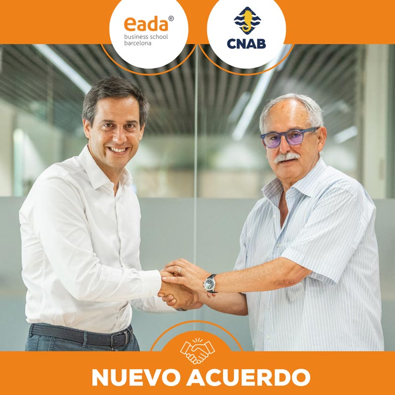 EADA Business School y el Club Natació Atlètic-Barceloneta (CNAB) firman un acuerdo de colaboración
