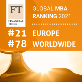 Best MBAs in the world - Financial Times - 2021