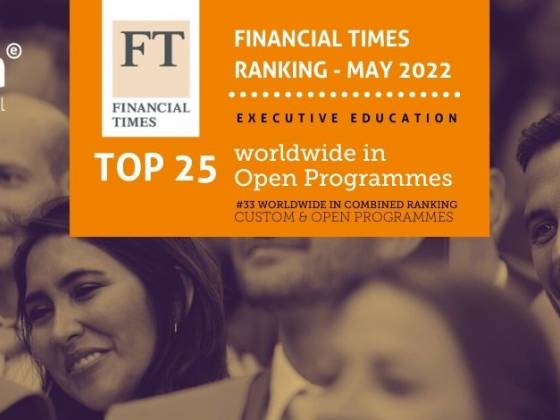 Financial Times Executive Education Ranking 2022
