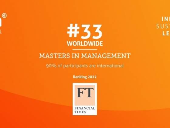 Financial Times Masters in Management Ranking 2022